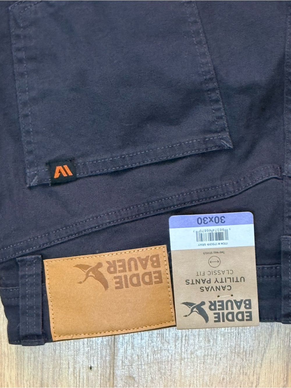 Eddie Bauer Navy Straight-Leg Chinos - Picture 6 of 10